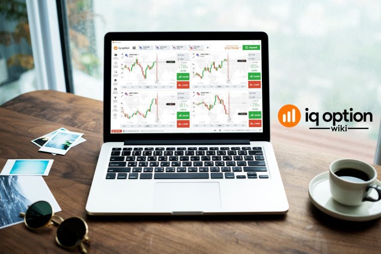 laptop iq option screen