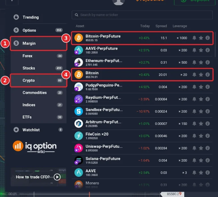 iq option crypto trading step 2 margin crypto