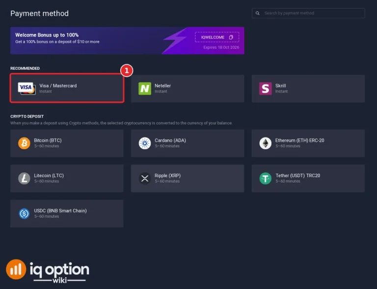 iq option nicaragua deposit step 3 visa mastercard