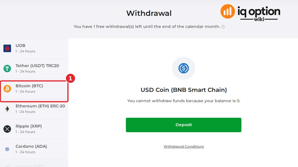 Scrolling the Thai list shows the coins, including Bitcoin (BTC) (1) at 1 to 24 hours.